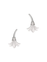 White Gold Big Psychedeliah Earrings