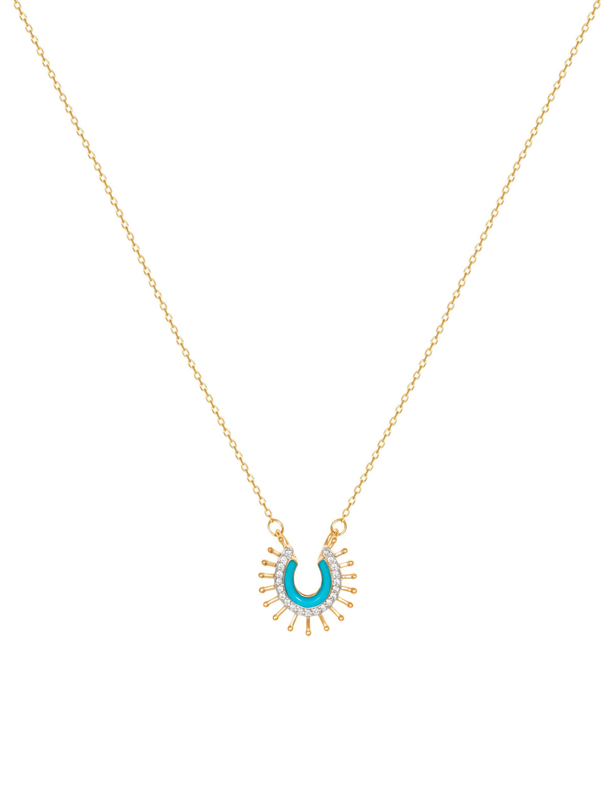 With Luck Necklace - Turquoise