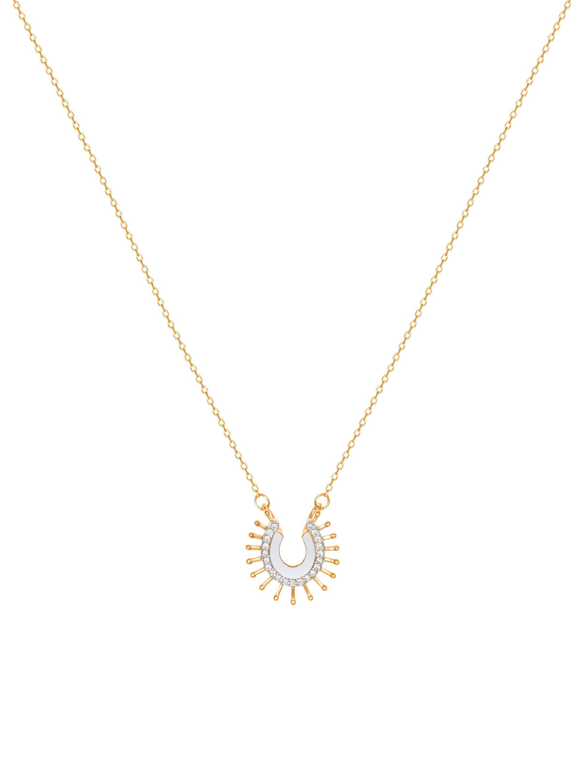 With Luck Necklace - White