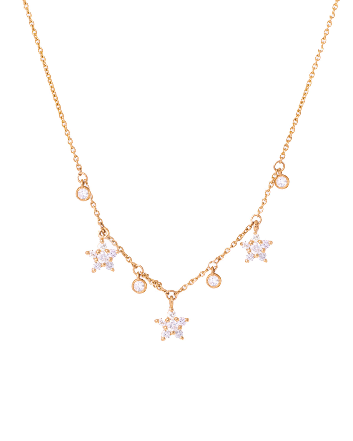 Dangled Stars Necklace