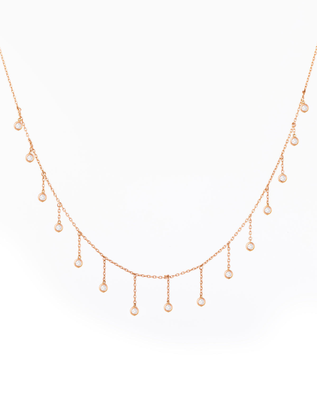 Necklace, Dangled Bezel