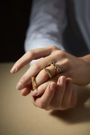 Foundation Ring with Rubies