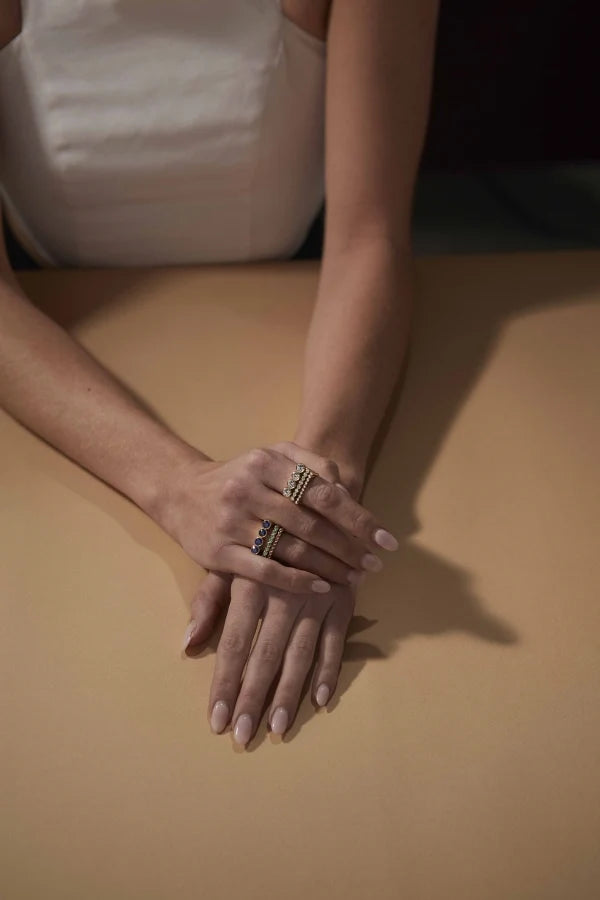 Foundation Ring with Rubies