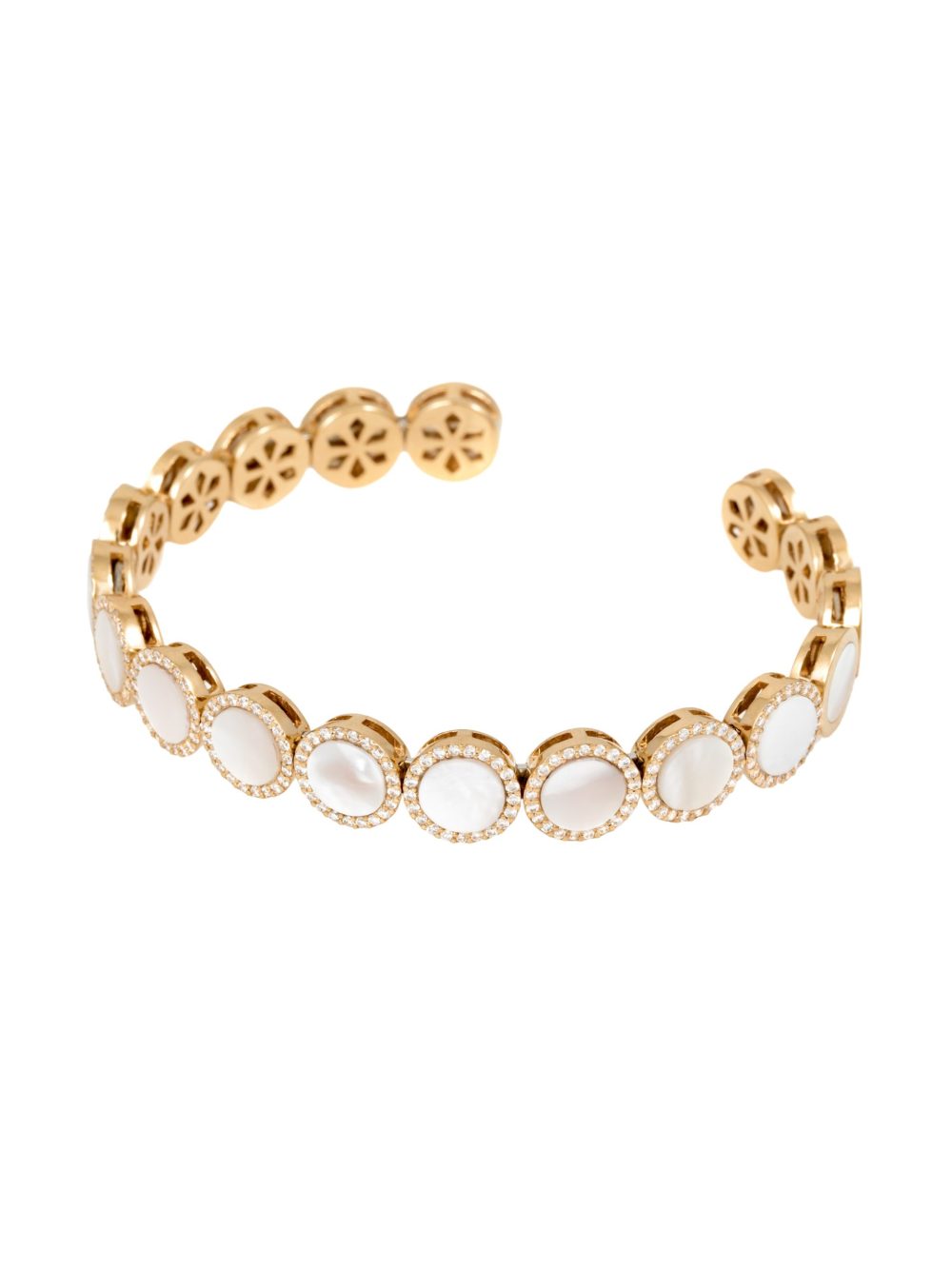 Round Geometric Bangle - Small