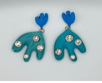 Double trouble earrings - Colored