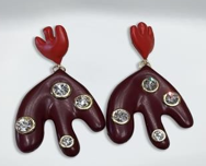 Double trouble earrings - Colored