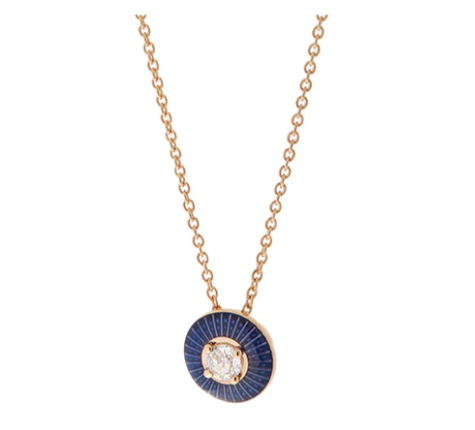 Pendant Navy Blue Enamel
