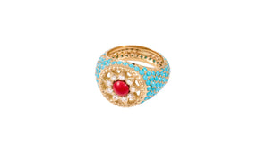 Arabesque Turquoise Pinky - Tales of Stones