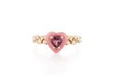 Candy Heart Ring Flamingo by "Joanna Achkar" - Tales of Stones