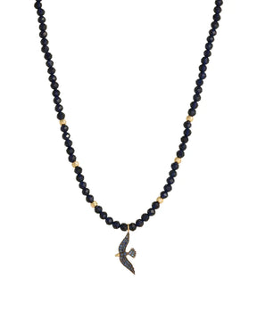 Lapis-Sapphire Chocker Bird by J by Boghossian (Yellow Gold) - Tales of Stones