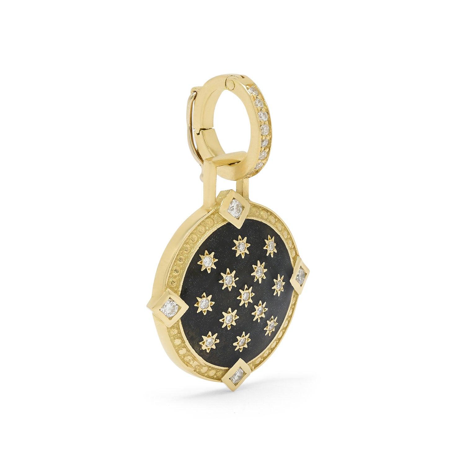 Mini Pendant - The Universe by ATELIER LIYA (Black) - Tales of Stones