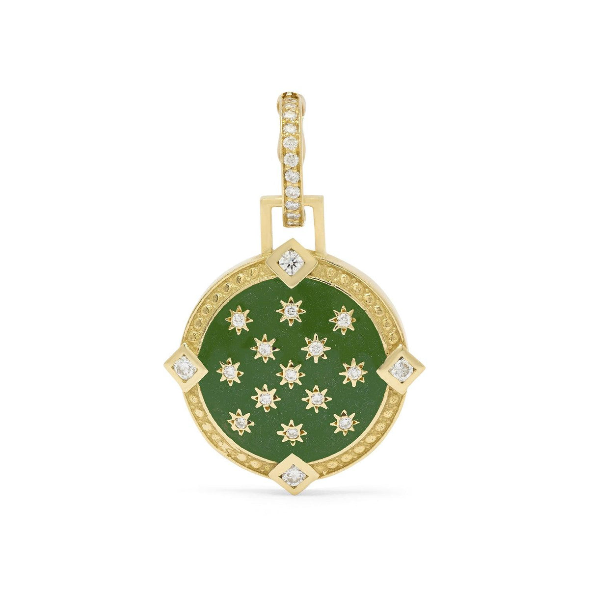 Mini Pendant - The Universe by ATELIER LIYA (Green) - Tales of Stones