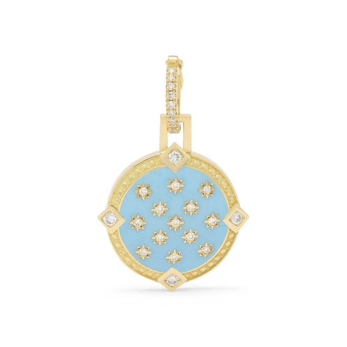 Mini Pendant - The Universe by ATELIER LIYA (Light Blue) - Tales of Stones