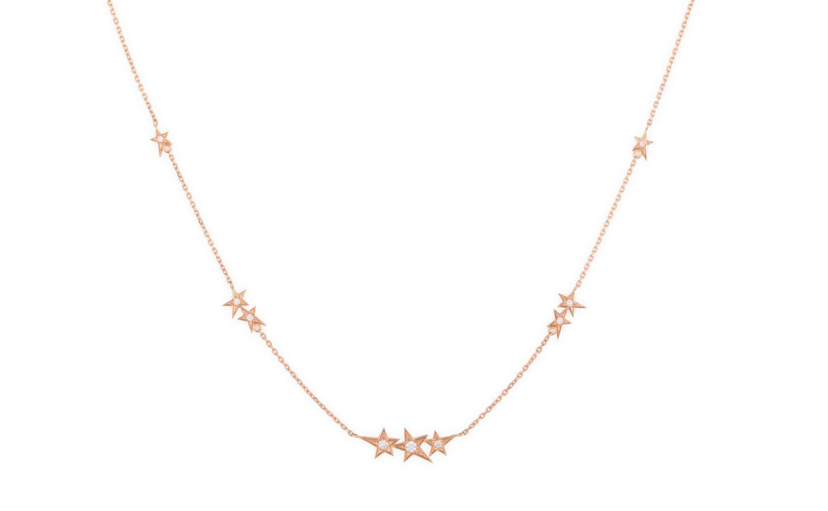 Mini Stars on Chain Necklace