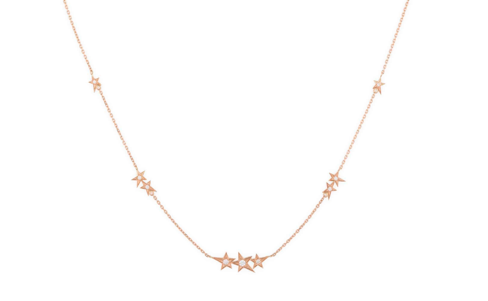 Mini Stars on Chain Necklace