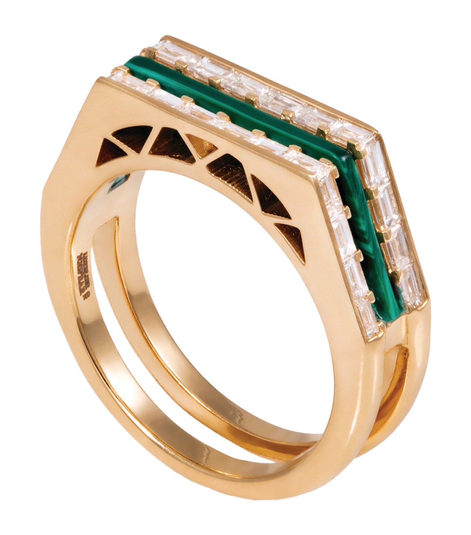 Tania Bling Baguette Ring
