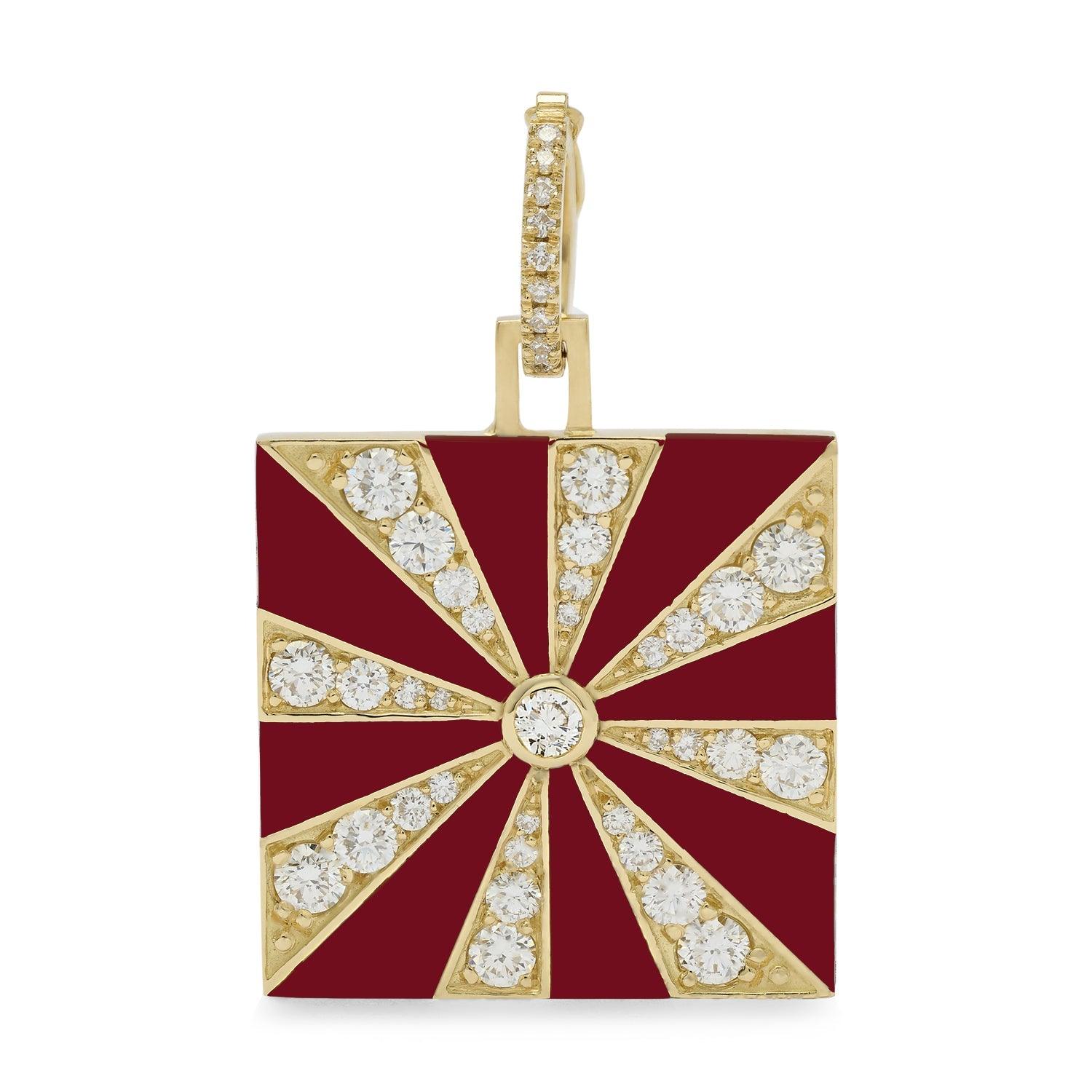 Pendant - I raise your flag by ATELIER LIYA (Red) - Tales of Stones