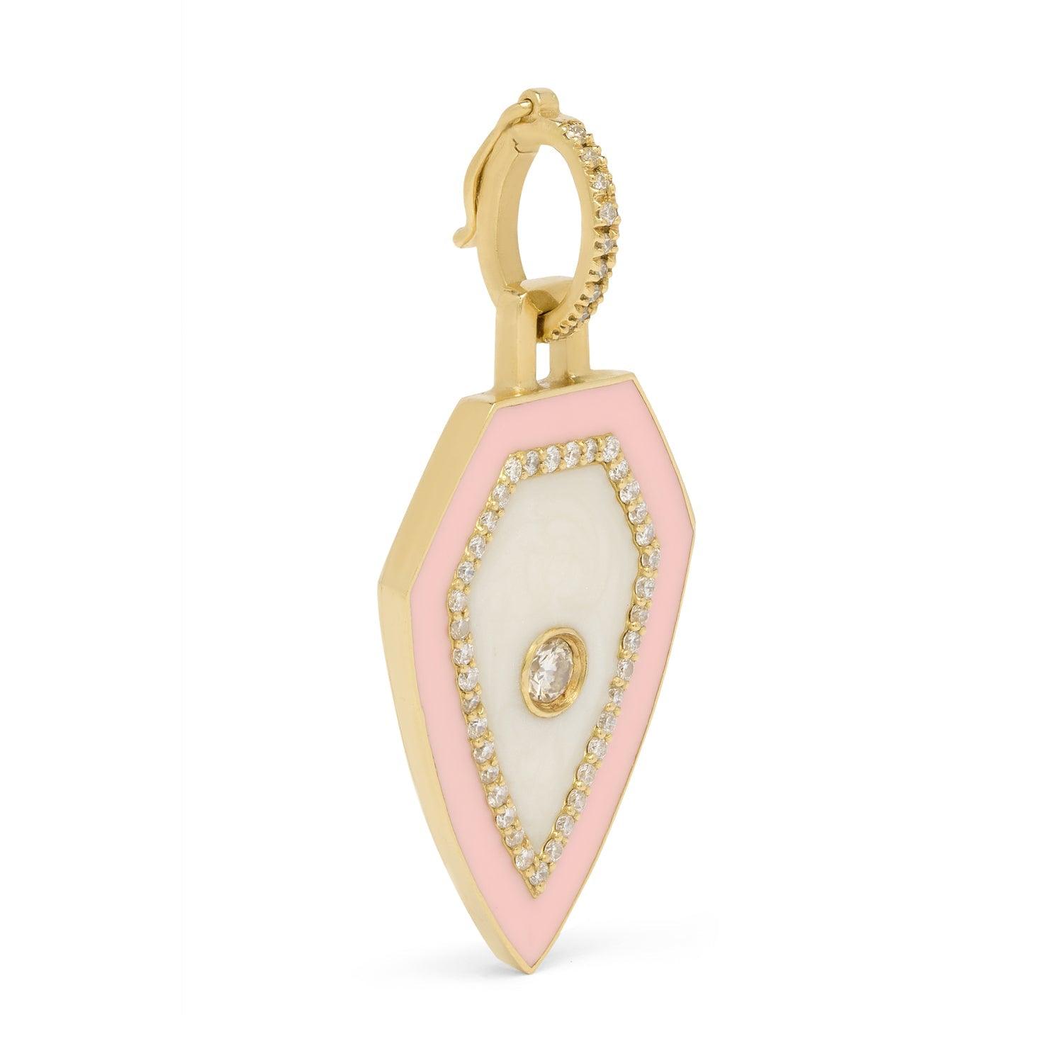 Pendant - The Eye by ATELIER LIYA (Pink) - Tales of Stones