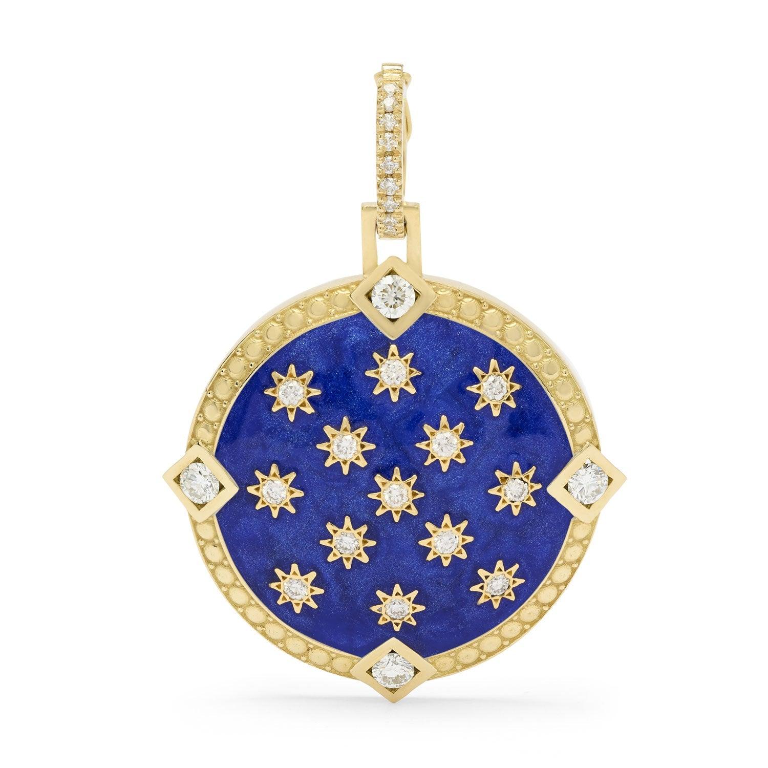 Pendant - The Universe by ATELIER LIYA (Navy) - Tales of Stones