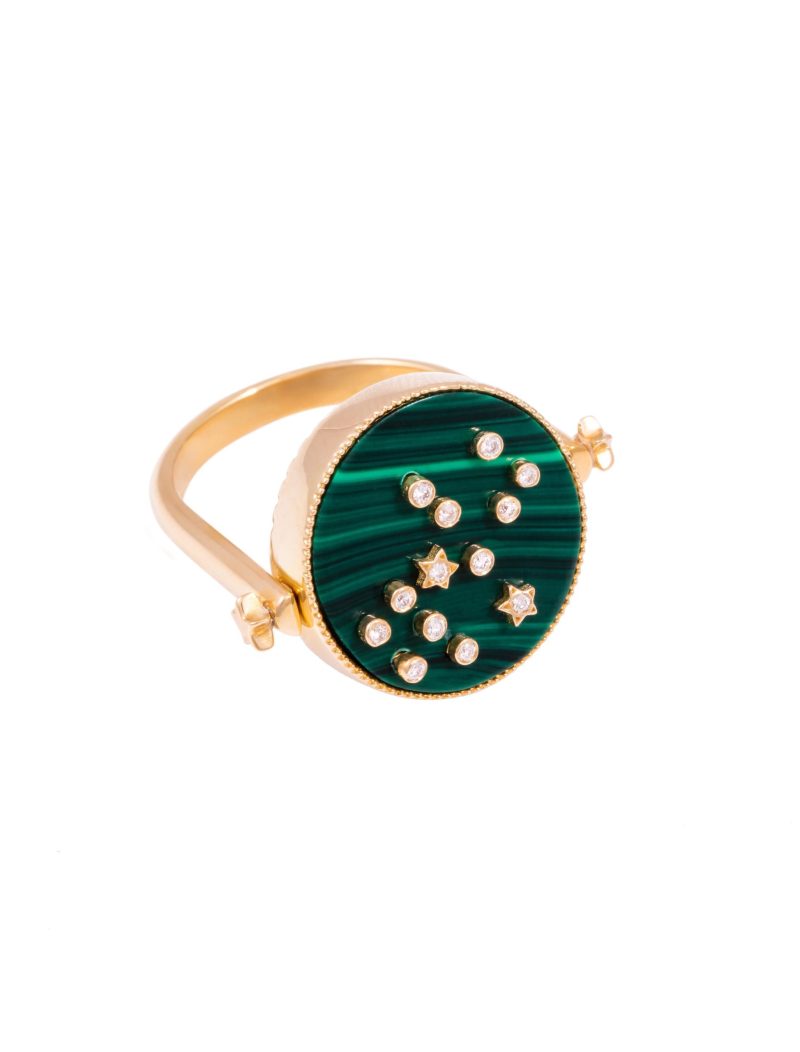 3 in 1 Virgo Zodiac Ring