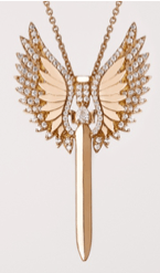 Small Sword With Wings Necklace - Tales of Stones