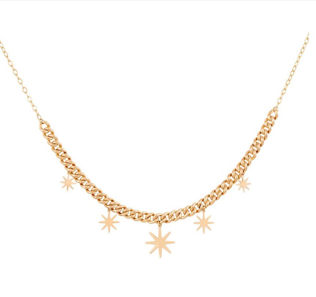 Star Chain Necklace - Tales of Stones