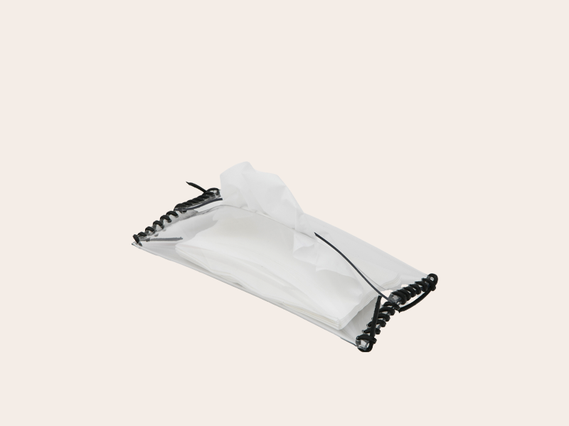 Clear Tissue Holder Clear Collection