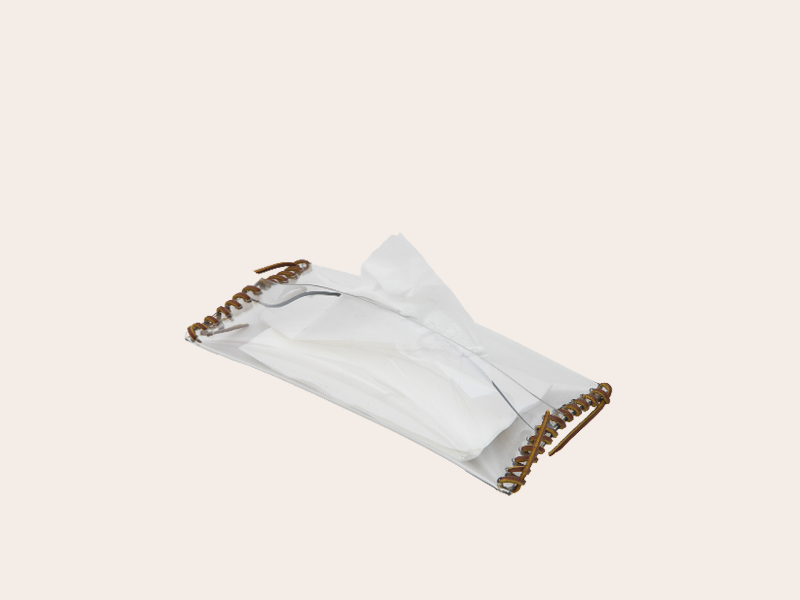 Clear Tissue Holder Clear Collection