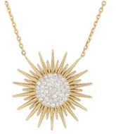 Sun Yellow Gold Necklace - Tales of Stones