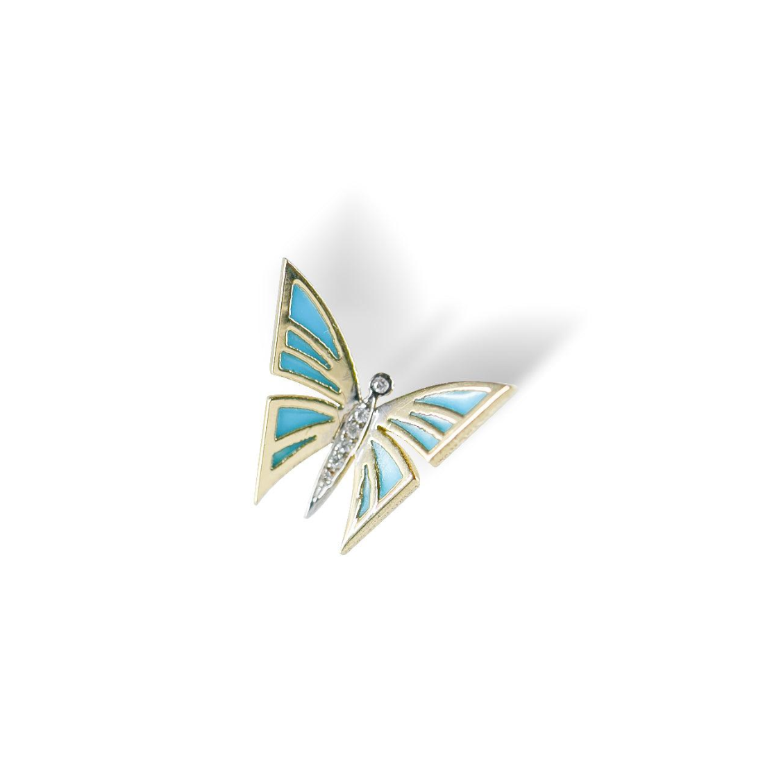 Turquoise Butterfly Earring