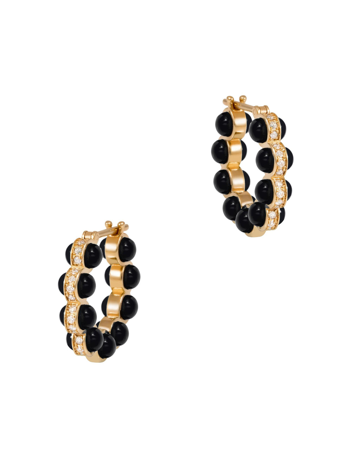 The Carbon Earrings by L'Atelier Nawbar (Size 1) - Tales of Stones