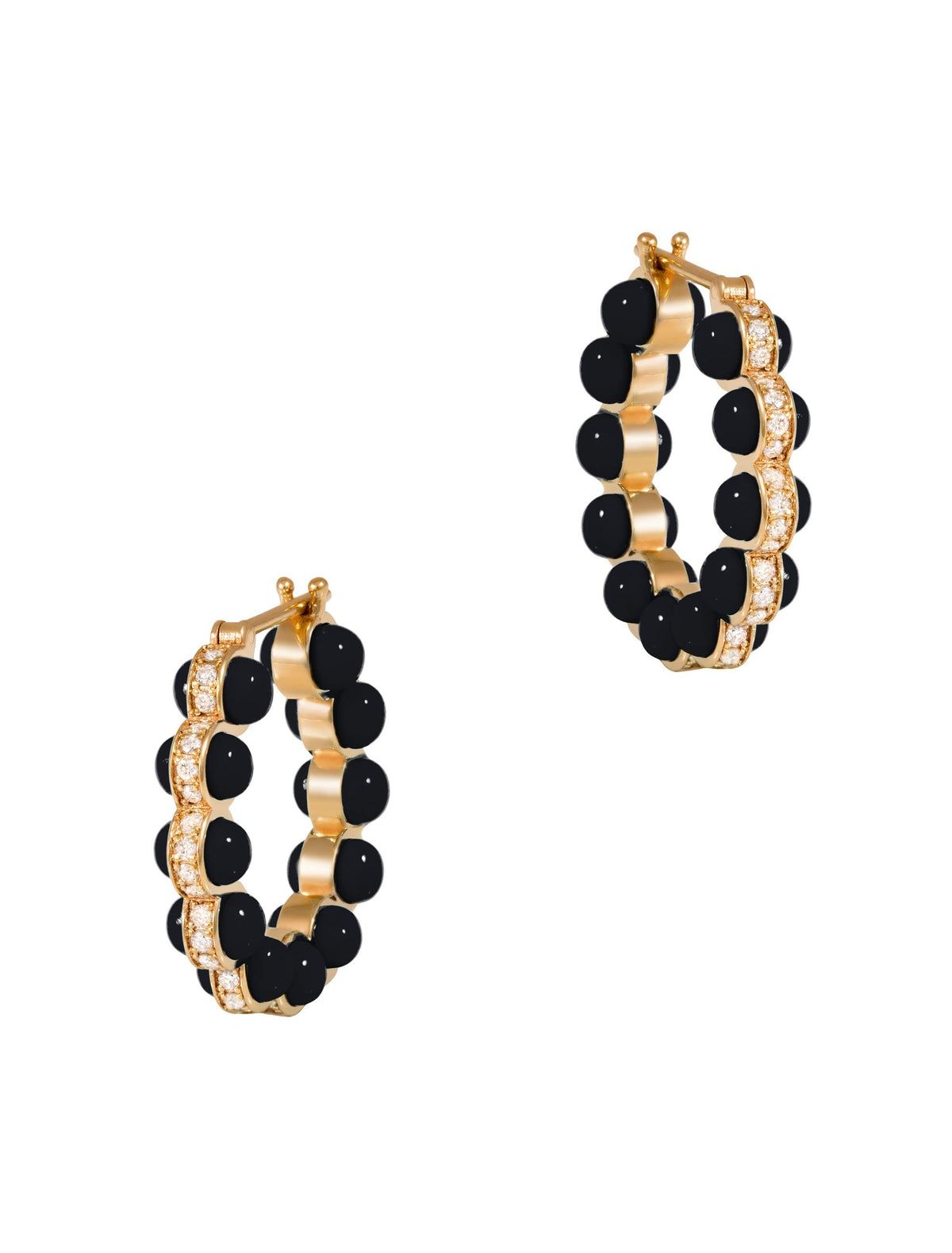 The Carbon Earrings by L'Atelier Nawbar (Size 2) - Tales of Stones