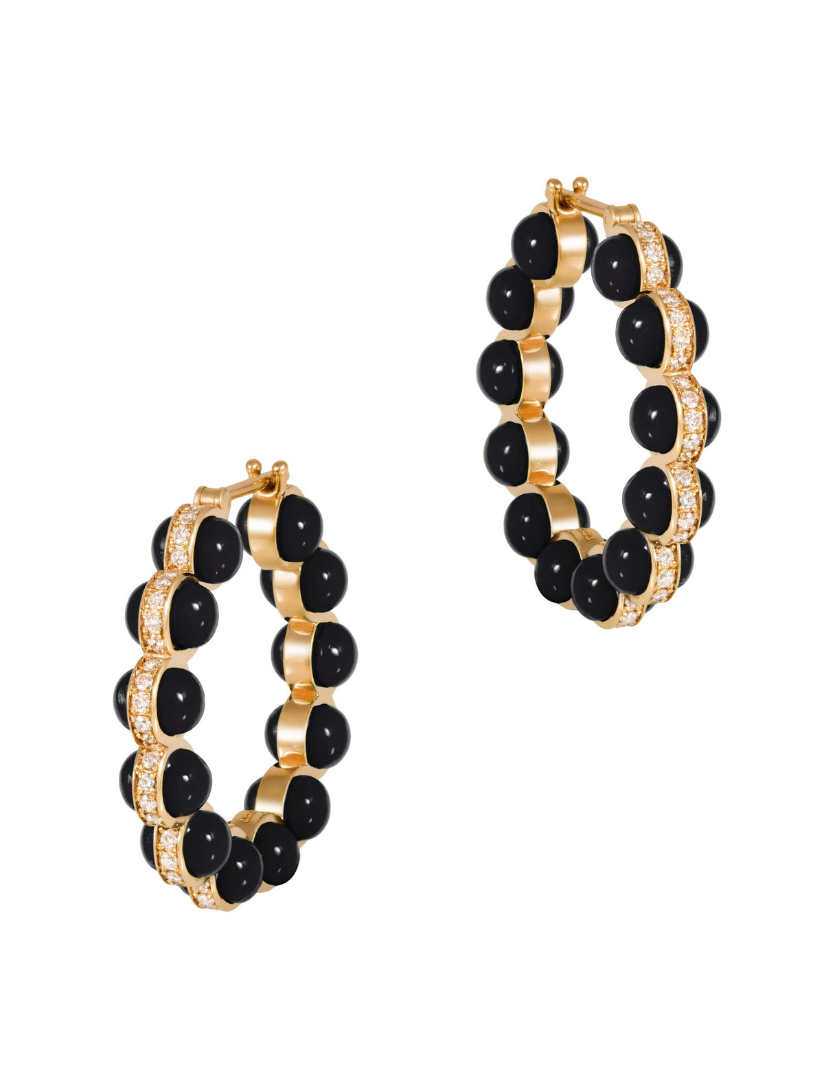 The Carbon Earrings by L'Atelier Nawbar (Size 3) - Tales of Stones