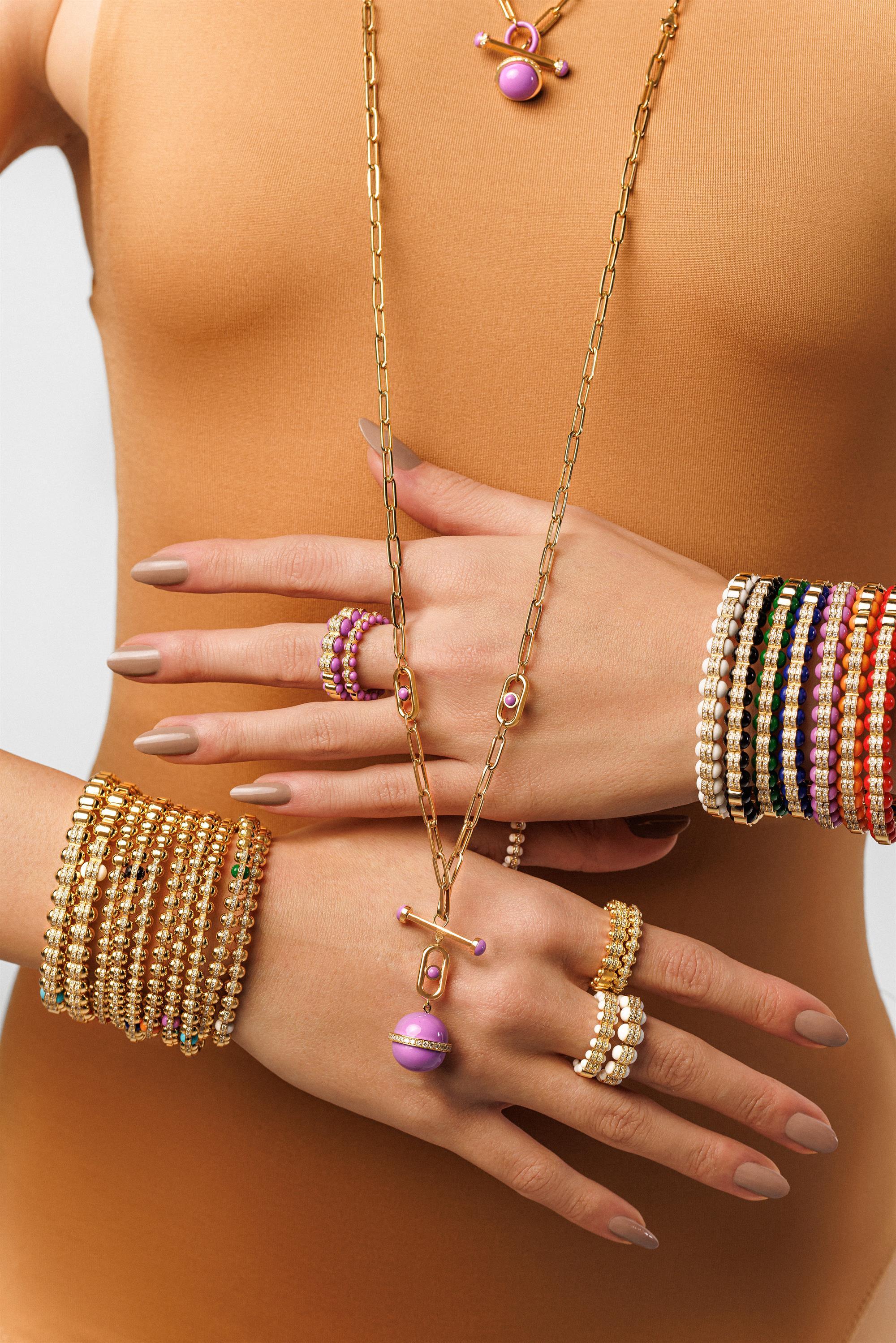 AMERI／UNDRESSED BANGLE SET KNIT Dane Silver Bangle Bracelet Set for Women | JENNY BIRD