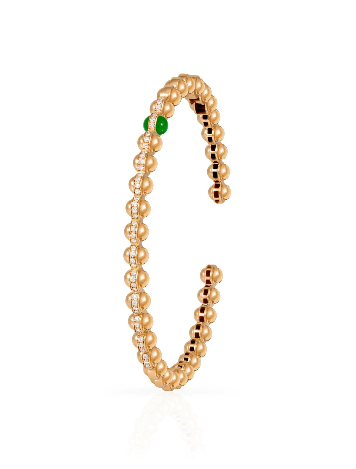 The Chlorine Gold Bangle by L'Atelier Nawbar (Size 1) - Tales of Stones