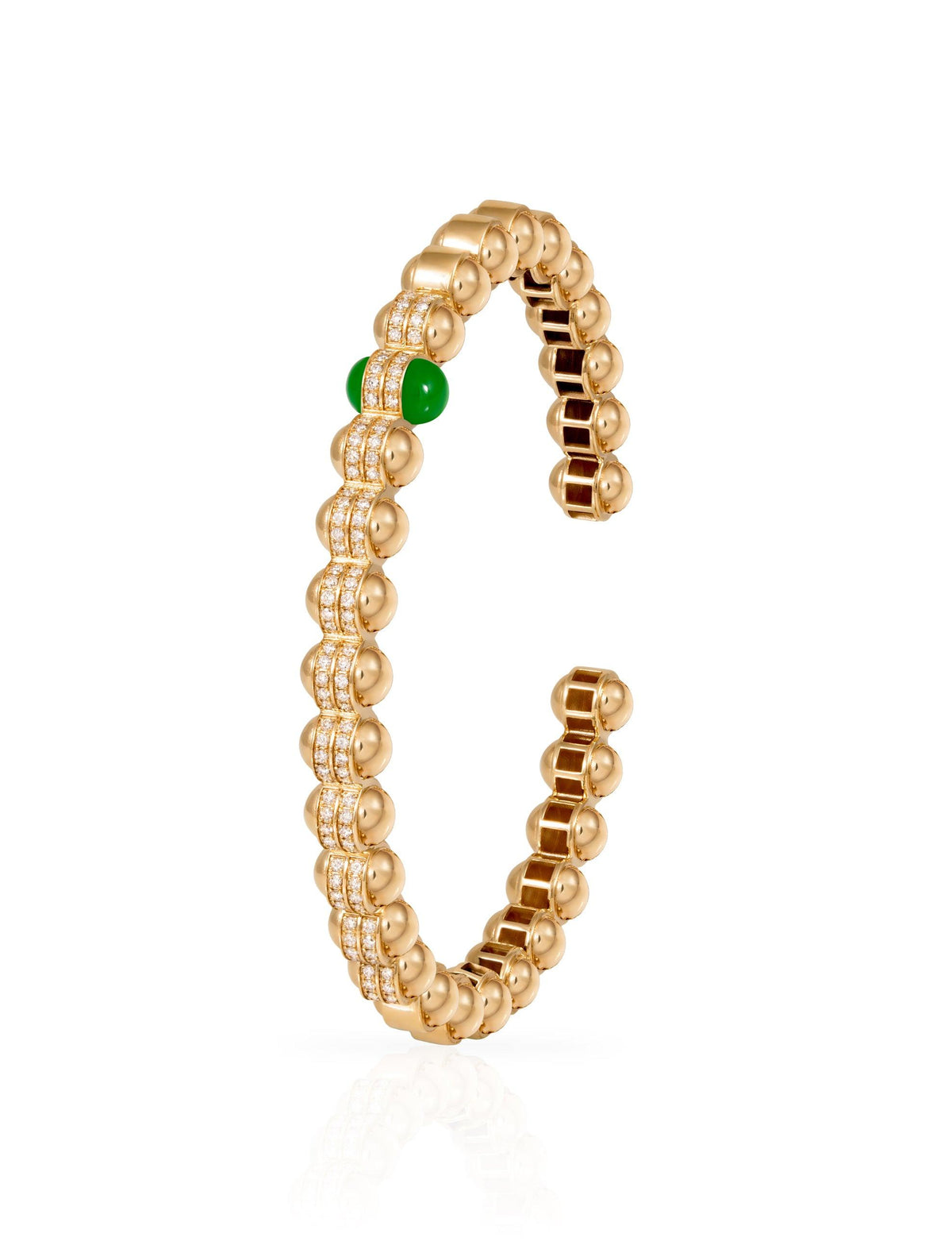 The Chlorine Gold Bangle by L'Atelier Nawbar (Size 2) - Tales of Stones