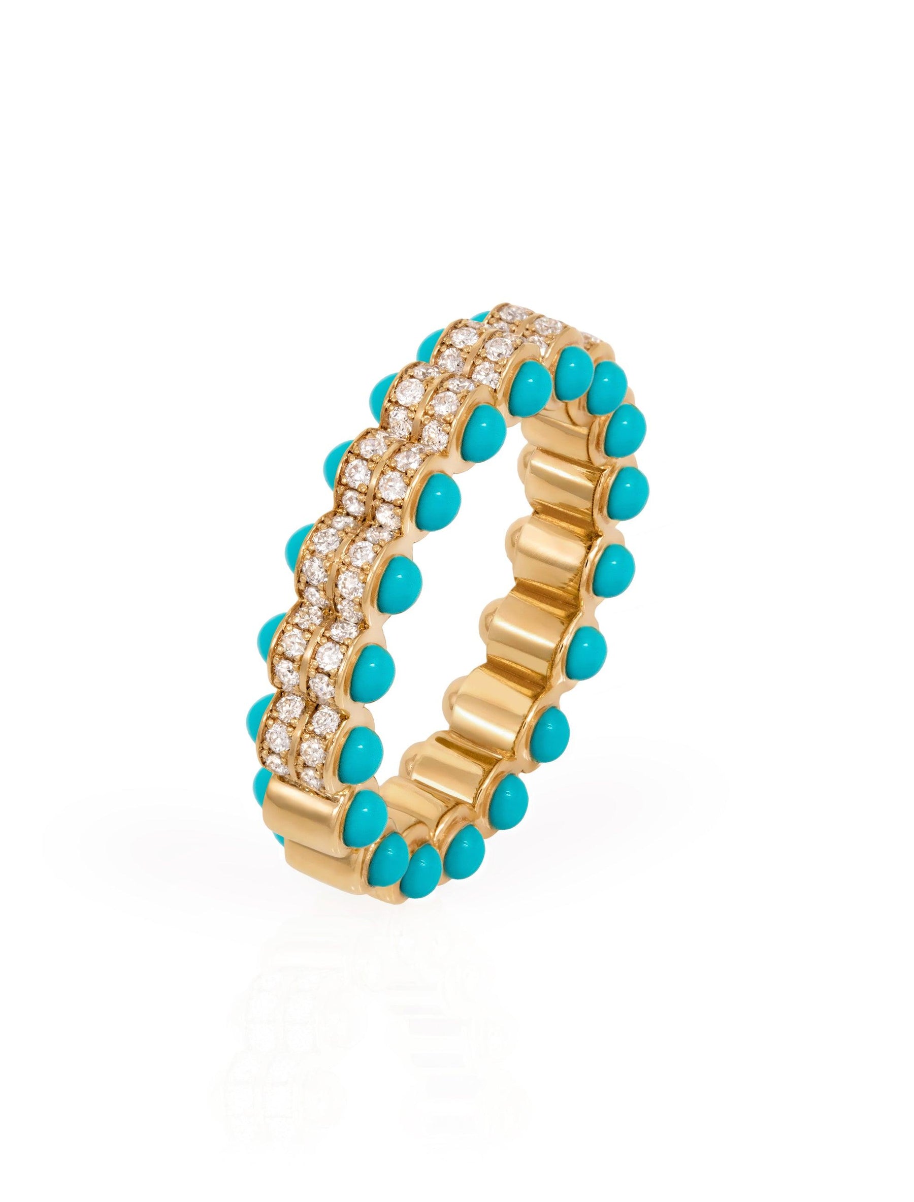 The Cobalt Ring by L'Atelier Nawbar (Size 2 - Turquoise) - Tales of Stones