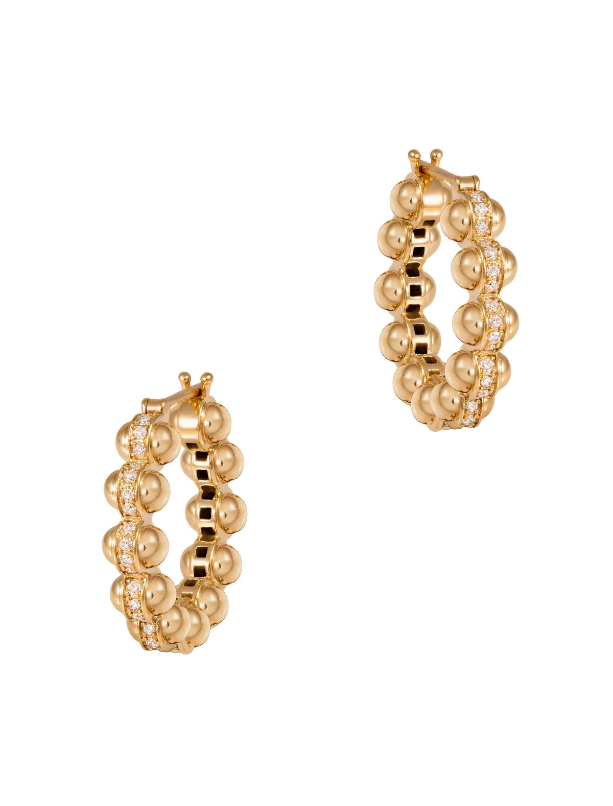 The Gold Atom Earrings by L'Atelier Nawbar (Size 3) - Tales of Stones