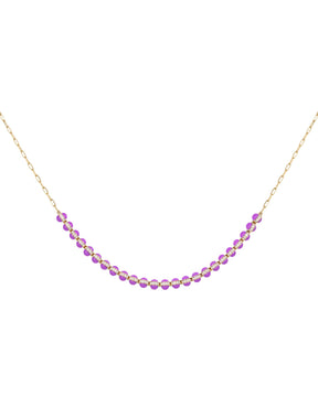 The Purple Atom Necklace by L'Atelier Liya - Tales of Stones