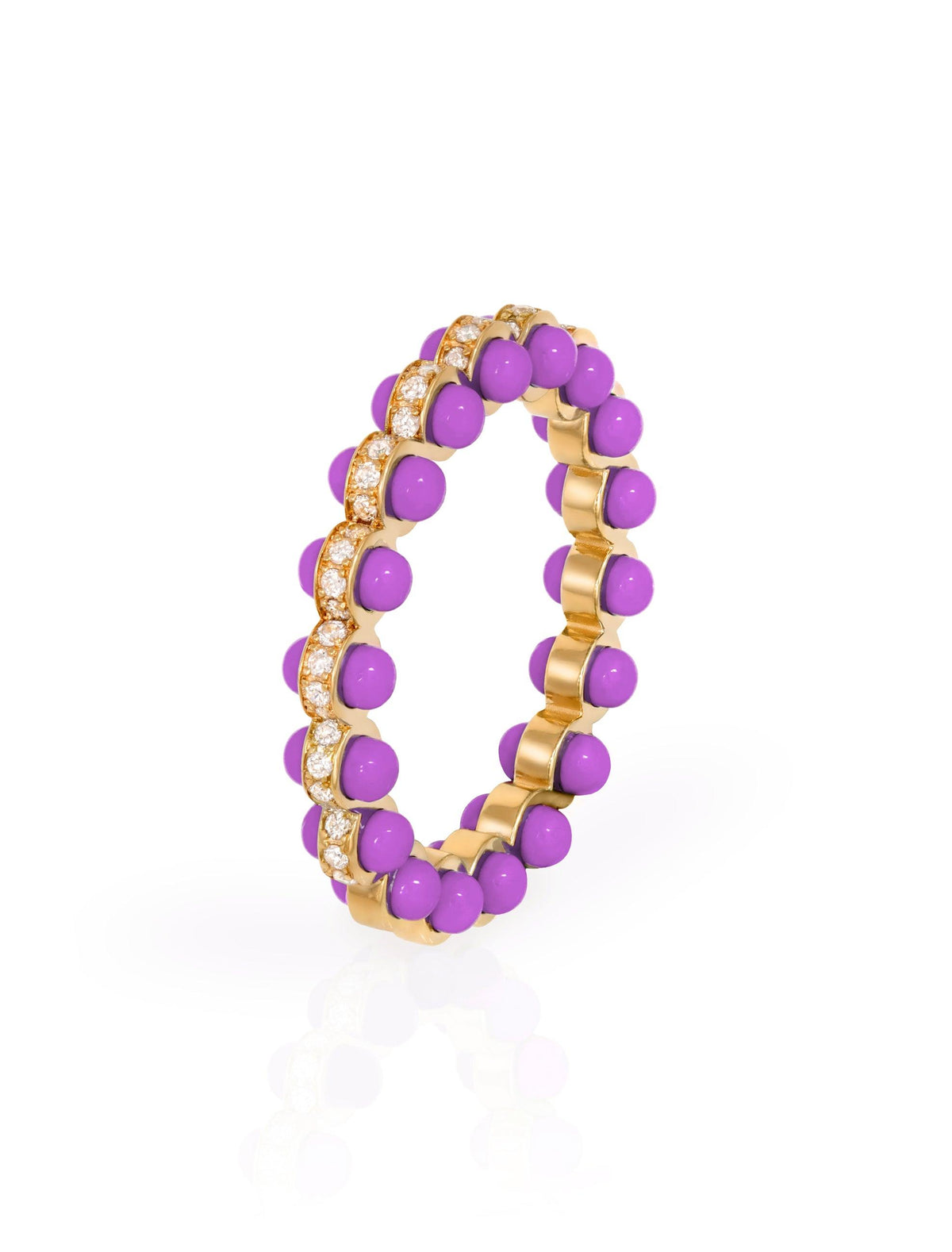 The Purple Atom Ring by L'Atelier Nawbar (Size 1) - Tales of Stones
