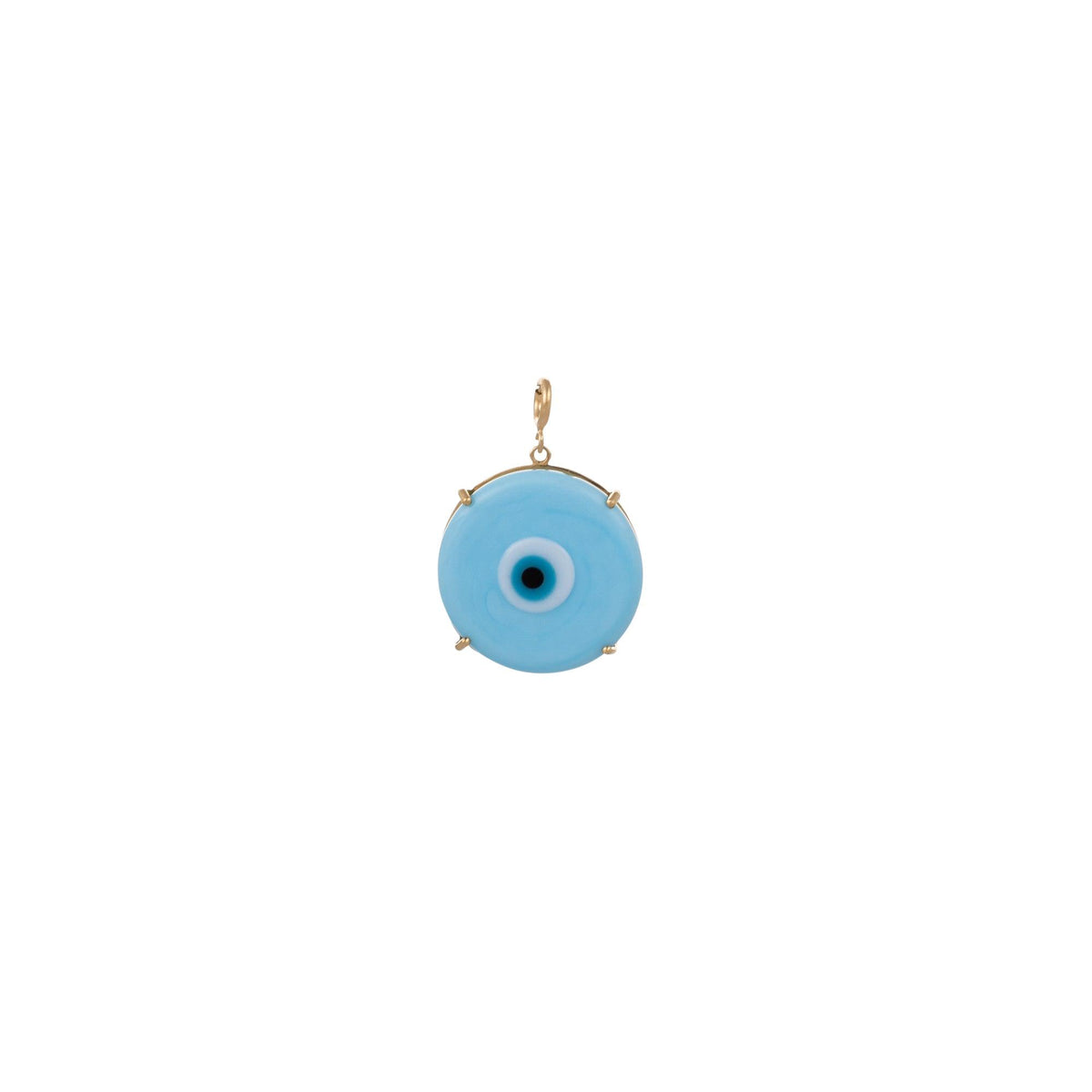TURKISH EYE GRIFFE WITH CLASP Pendant by LEIA K (Blue) - Tales of Stones