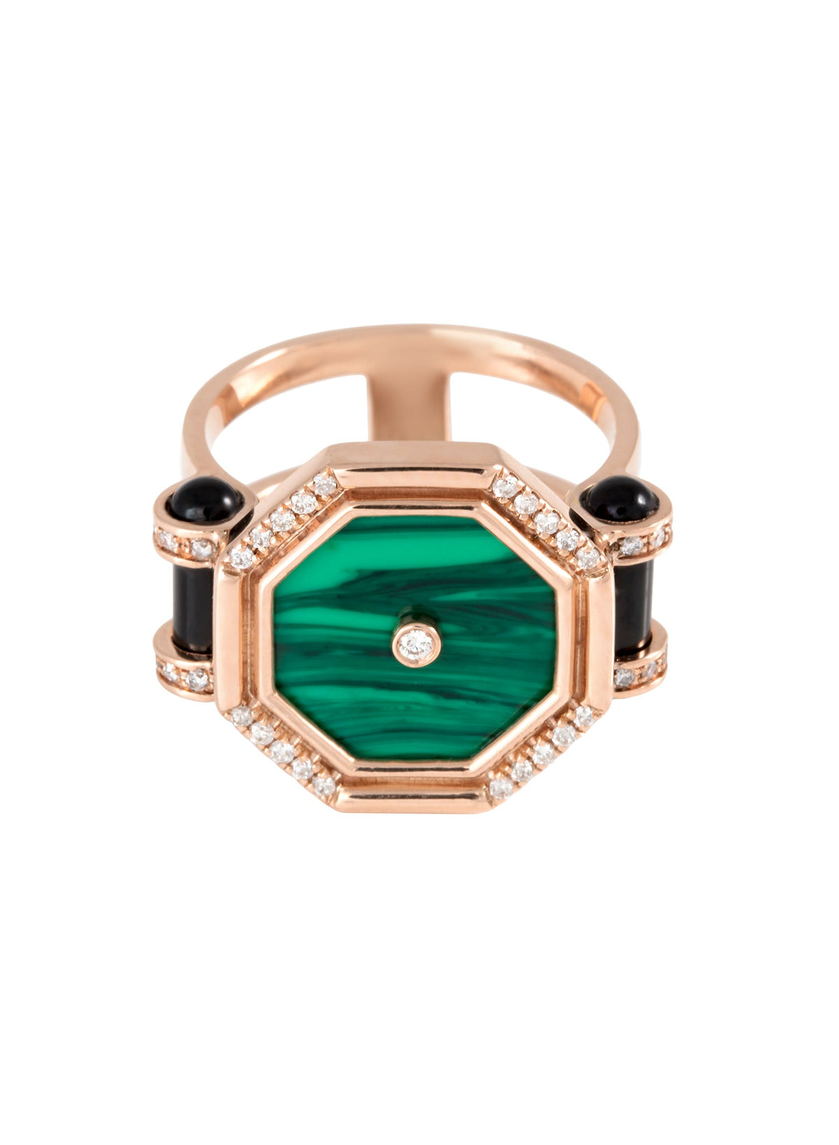 Amulet Hexagon Cocktail Ring - Small