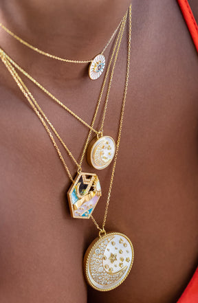 MOONLIGHT PENDANT (White Mother of Pearl)